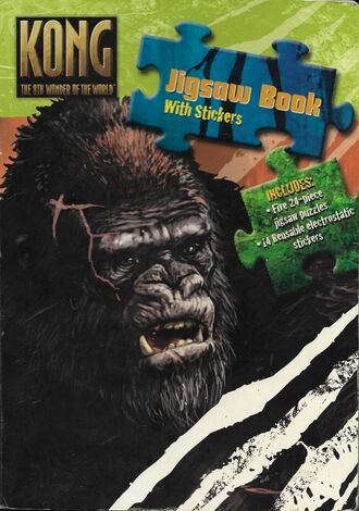 Kong: The 8th Wonder of the World Jigsaw Book with Stickers
