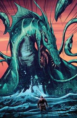 The marine monster in Kong: The Great War