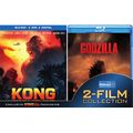 Walmart-exclusive Kong: Skull Island slipcover, packaged with Godzilla (2014)