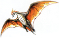 Rodan concept art by Minoru Yoshida