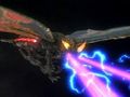 Battra fires his prism beams