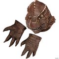 Godzilla mask and gloves