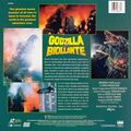 U.S. Godzilla vs. Biollante LaserDisc back cover