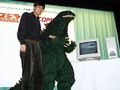 Kenji Suzuki with Godzilla