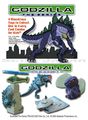 A Carl's Jr. Godzilla toy poster
