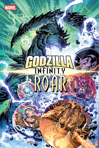 The main cover of Godzilla: Infinity Roar #2 by Ken Lashley