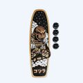 Bear Walker x Attack Peter carved Burning Godzilla: Collectors Edition skateboard