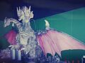 Desghidorah on display on August 9, 1997