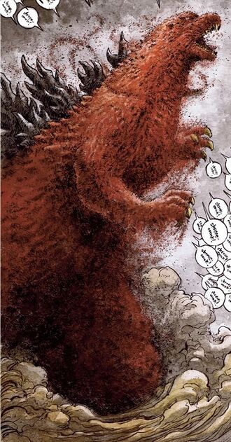 Godzilla reformed with the Hellbats in Godzilla in Hell issue 5