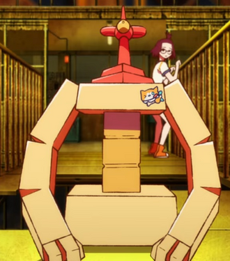 Pelops II's robot body in Godzilla Singular Point