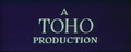 "A Toho Production" credit from the American version