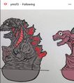 Godzilla 2016 Rubber Duck