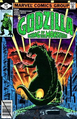 The cover for Marvel's Godzilla #24