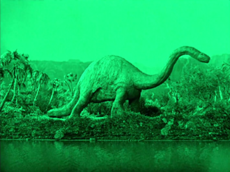 A Brontosaurus in The Lost World