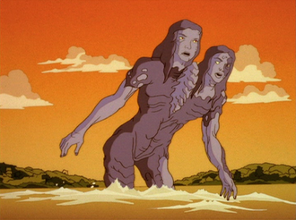 The DNA Mimic as a deformed Elsie Chapman in Godzilla: The Series