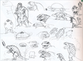 Gamera concept art by Mahiro Maeda
