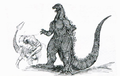 Godzilla Junior concept art
