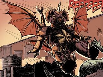 The devilish Destoroyah in Godzilla in Hell