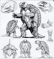 Gamera concept art by Mahiro Maeda