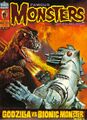 Godzilla vs. the Bionic Monster on the #135th issue of the Famous Monsters magazine