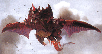 The Flying Form Destoroyah in Godzilla vs. Destoroyah