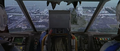 Megaguirus flies over the Griffon to confront Godzilla