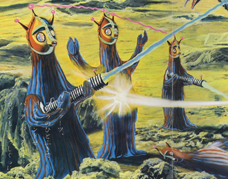 The Alien Dracund in Godzilla Goes to Space!