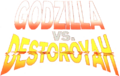 Godzilla vs. Destoroyah Toho Retail VHS logo