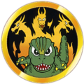 Godzilla vs. King Ghidorah chibi artwork
