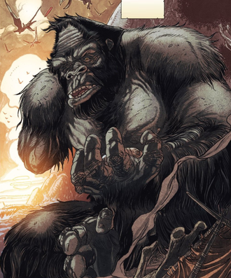 The one-armed Kong in Kong of Skull Island 2018 Special