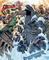 Godzilla in Godzilla Destroys the Marvel Universe