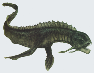 A depiction of a Piranhadon in The World of Kong