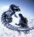 Textless Godzilla Against Mechagodzilla poster