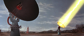 The Atomic Heat Cannons in Battle in Outer Space