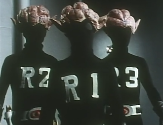 Low-level Bukimi soldiers (marked "R") serving the Lieutenant Rvalen