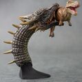 Iwakura King Ghidorah and Tyrannosaurus figure