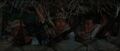 Saito and the other mechanics inside the trench
