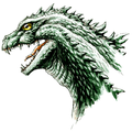 Godzilla head concept art