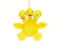 Chibi Ghidorah plush keychain