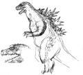 Godzilla concept art