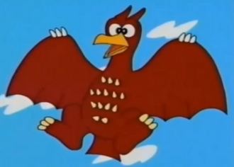 Rodan in Get Going! Godzilland