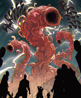 Three Yacumama in Godzilla #2