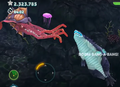 Sharkjira alongside an enemy Kraken