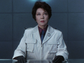 Kumi Mizuno as Earth Defense Force Commander Reiko Namikawa in Godzilla Final Wars