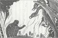 Concept art for the film showing Gamera fighting W