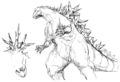 Godzilla concept art