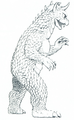 Gabara artwork from The Official Godzilla Compendium