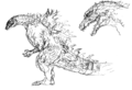Godzilla concept art
