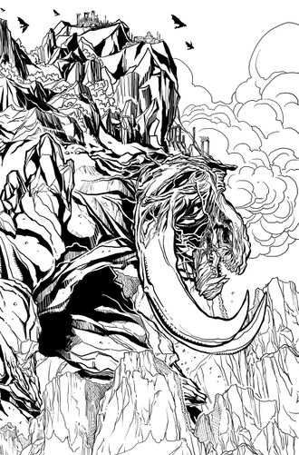 Digital illustration of Methuselah by Drew Johnson