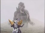 SSSGHGT-2 confronts a giant mirage of Godzilla